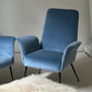 1960s Italian Winged Armchair, Fully Refurbished - Two Available