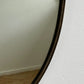 1950s Italian Brass Mirror - Beaded Shield