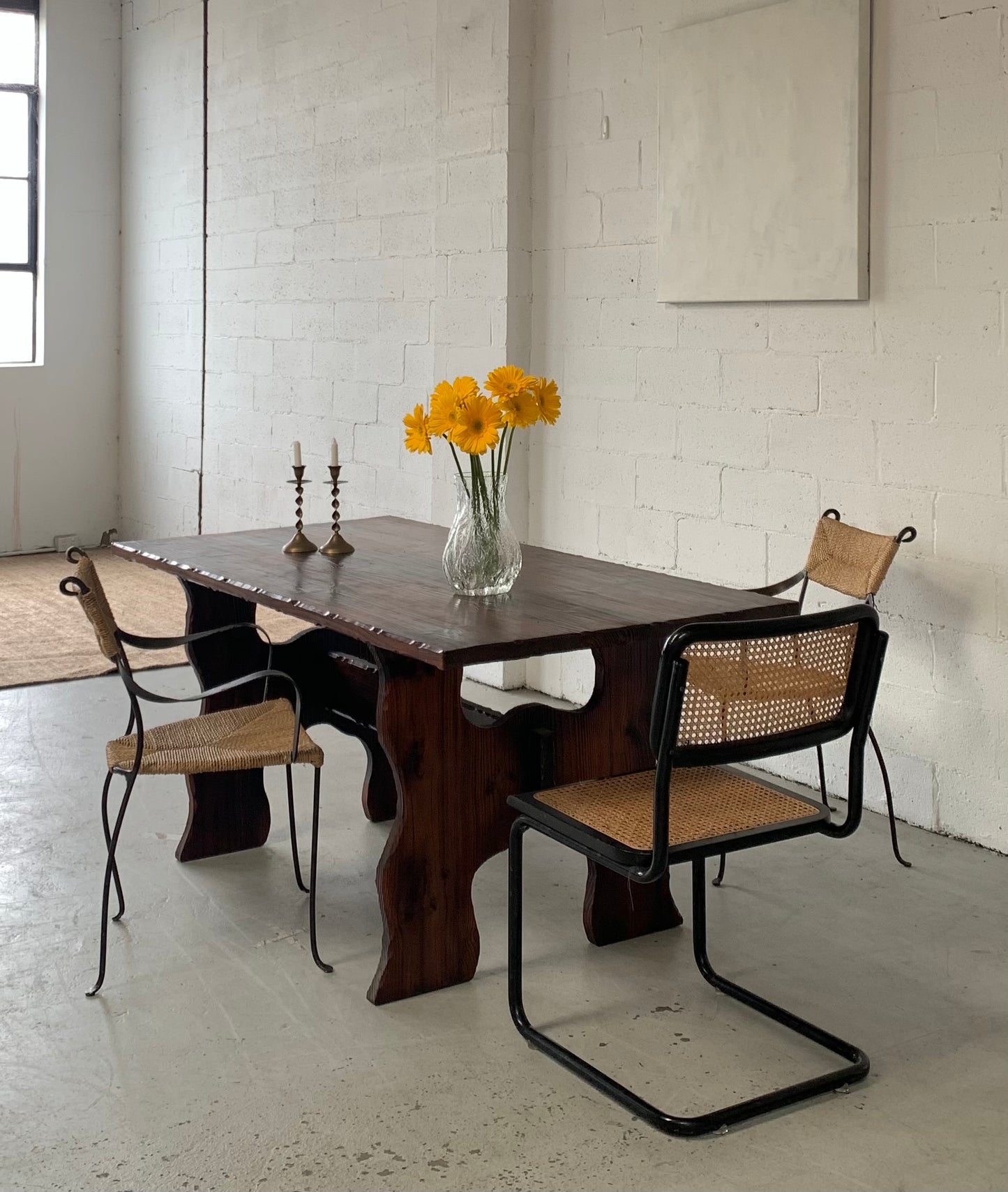 Hand Carved Spanish-Style Dining Table