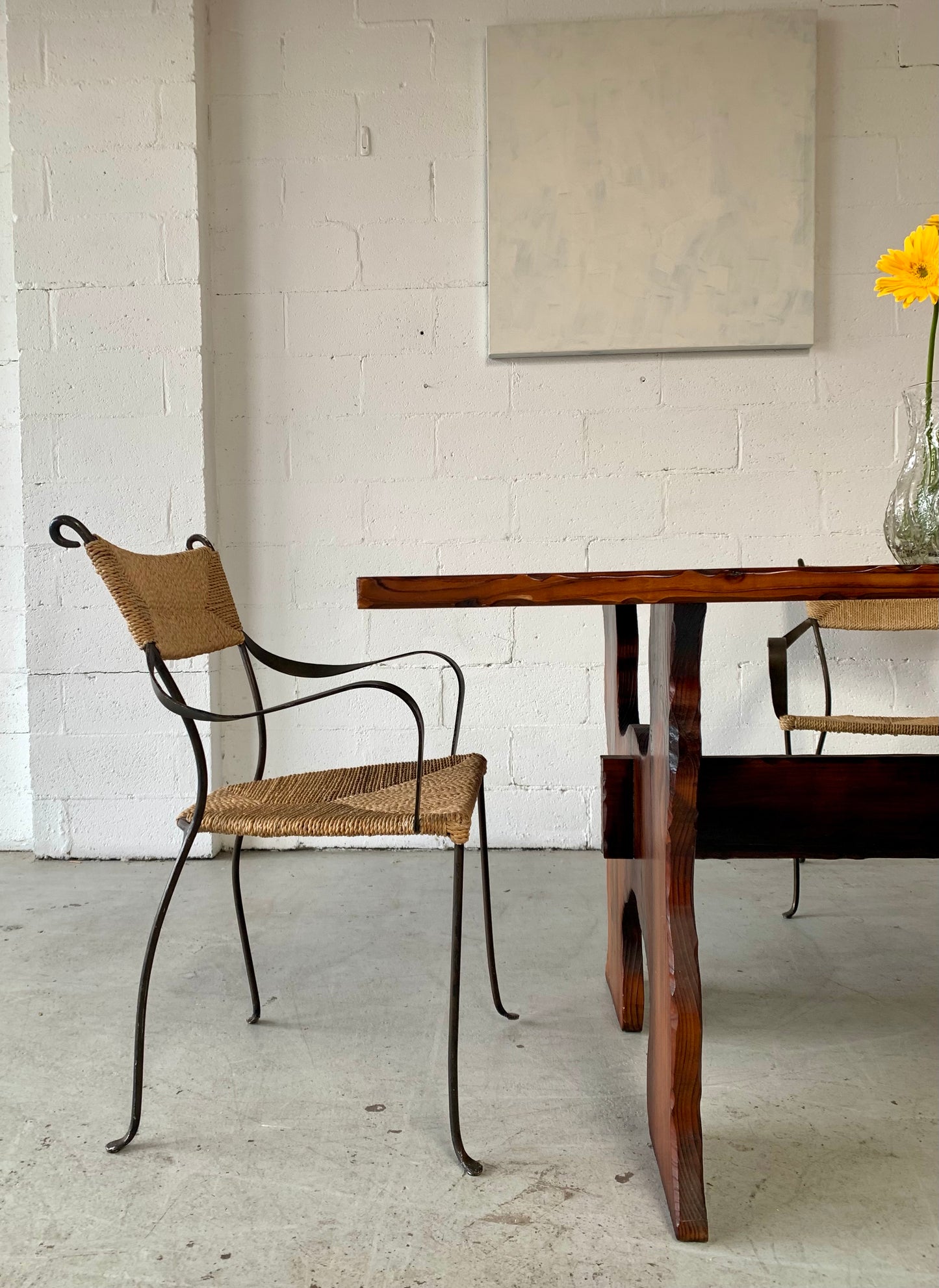 Hand Carved Spanish-Style Dining Table