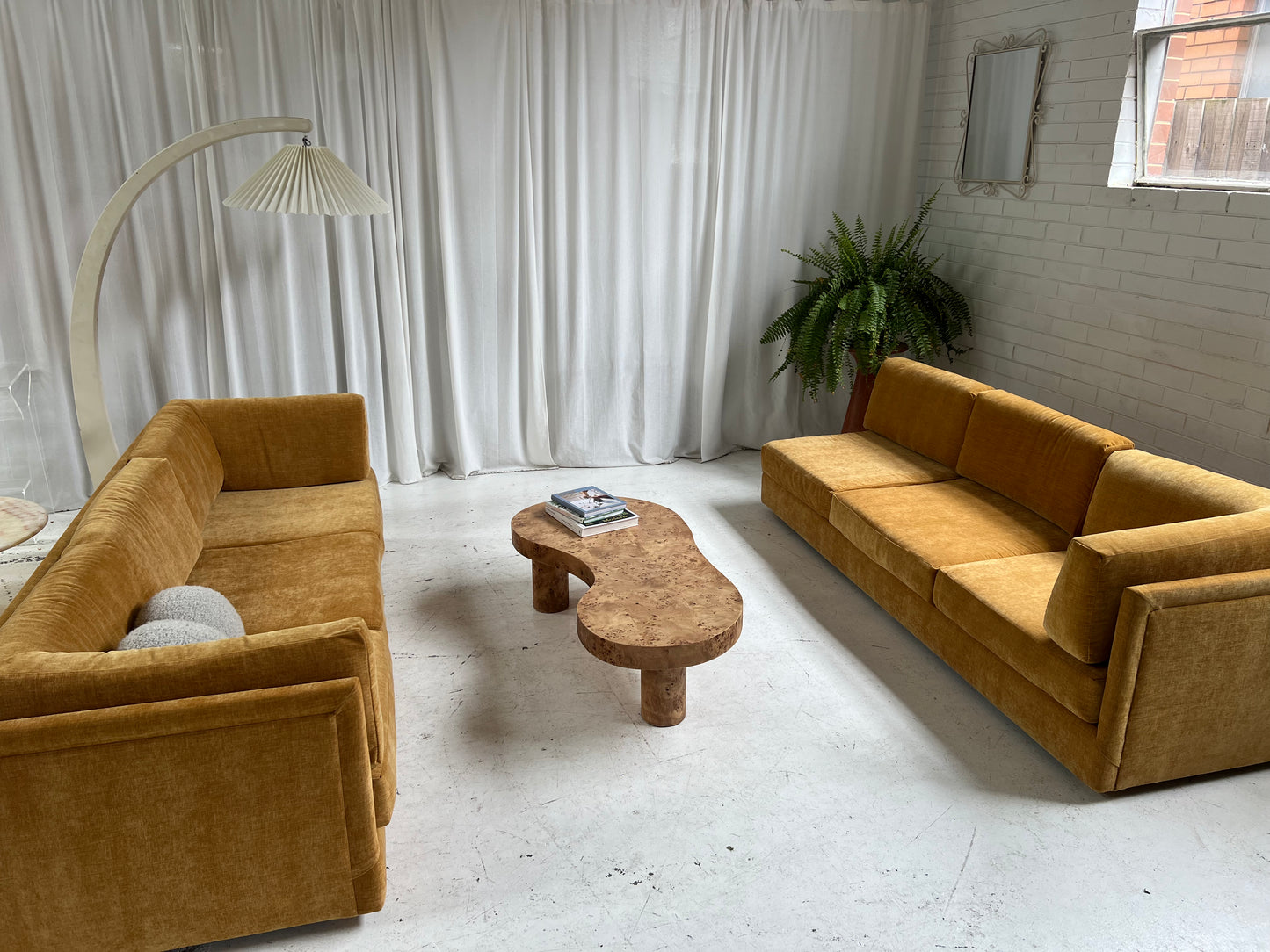 - Bespoke Mustard Modular Sofa Set