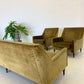 Beautiful Mid Century Gold Velvet Sofa