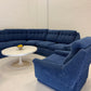 Vintage Modular Curved Sofa by Parker