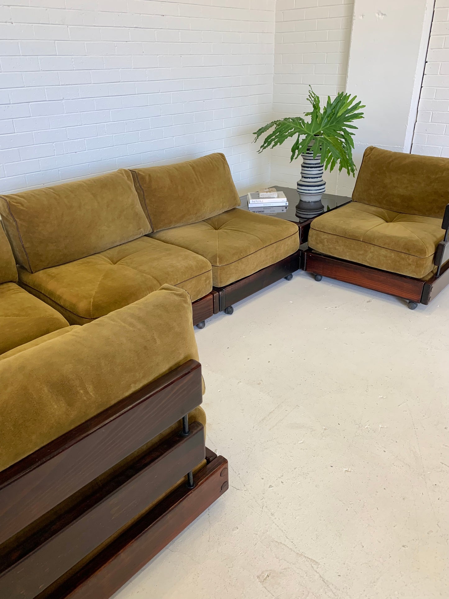 Vintage Post and Rail Modular Sofa