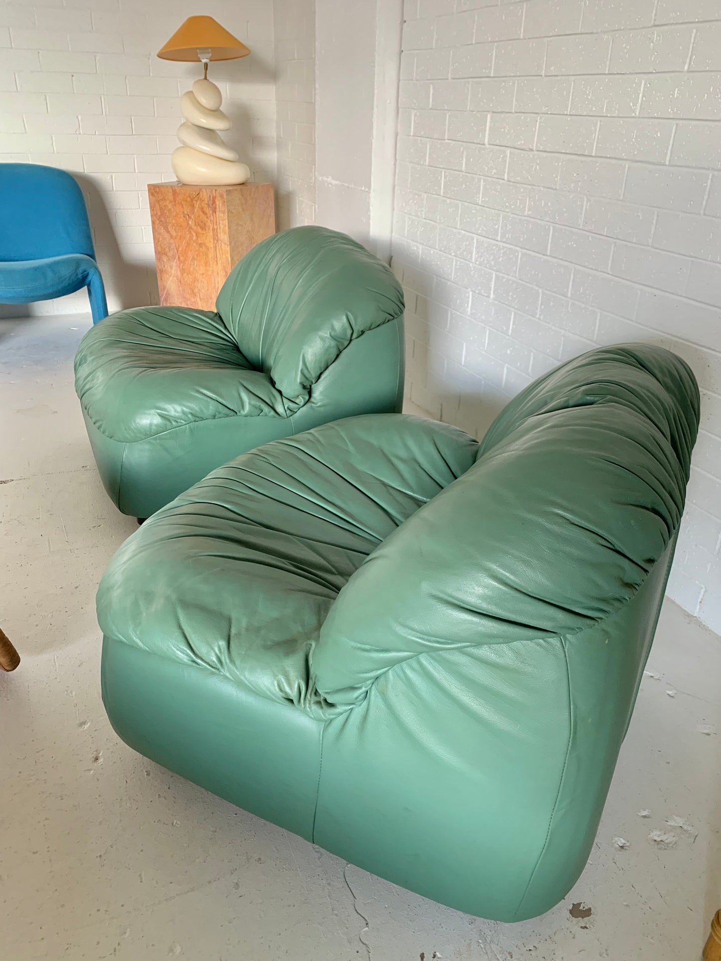 - Vintage Leather Armchair