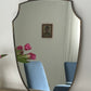 - 1950s Italian Brass Mirror - Loops