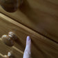 Rattan and Pine Tallboy Drawers