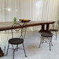 Custom Large Wooden Curved Table