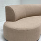 Curved Boucle Modular Sofa