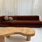 Vintage Fler Choc Velvet Modular Sofa / Bed