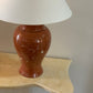Handmade Italian Marbled Lamp with Large Shade