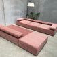 Pink Five Piece Modular Sofa