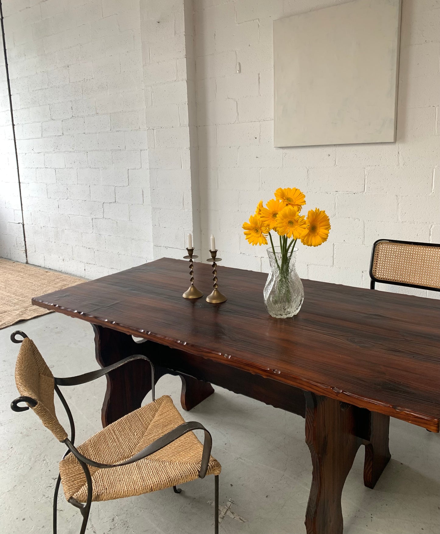 Hand Carved Spanish-Style Dining Table