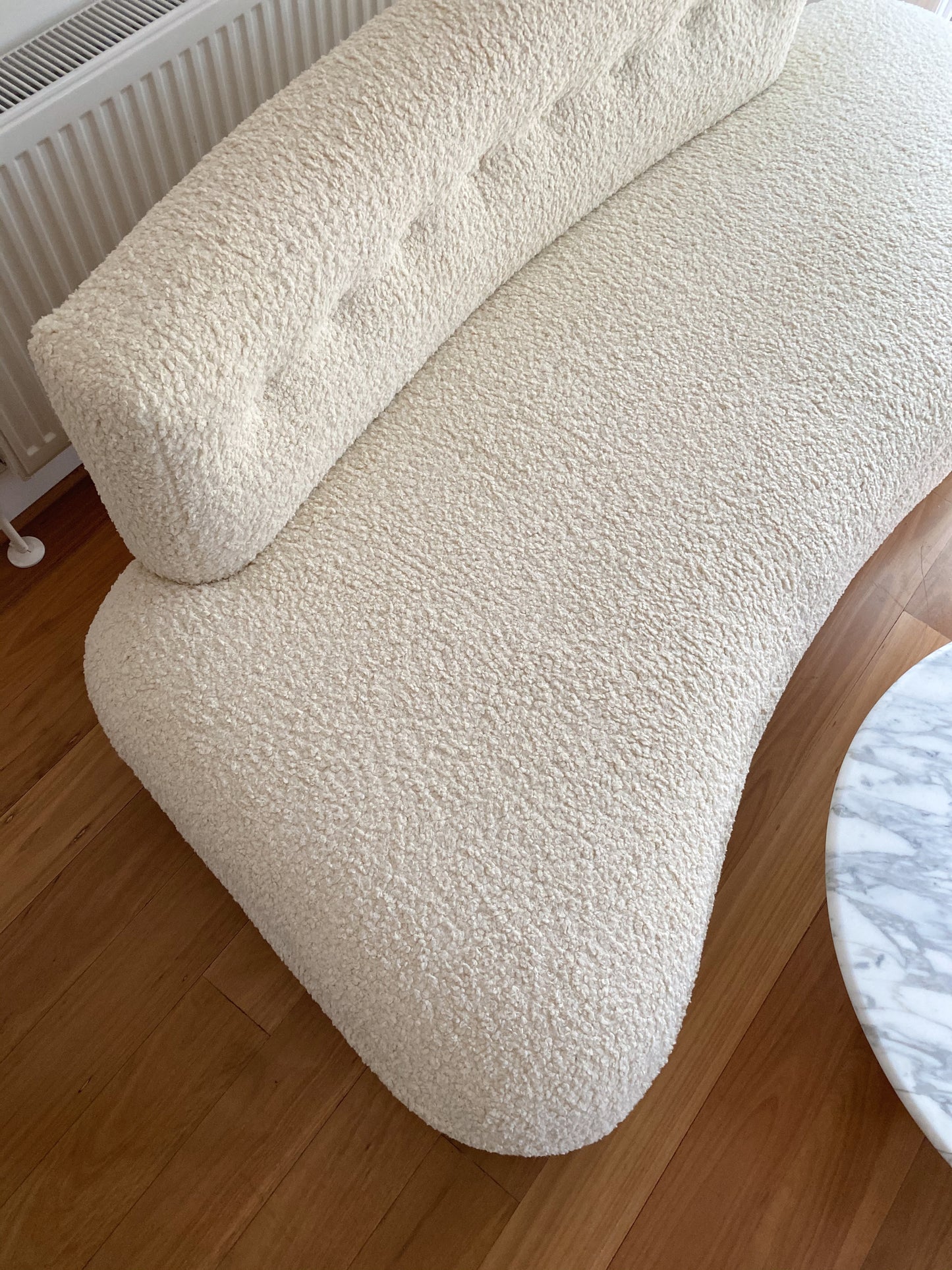 Custom Made Vintage Curved Sofa