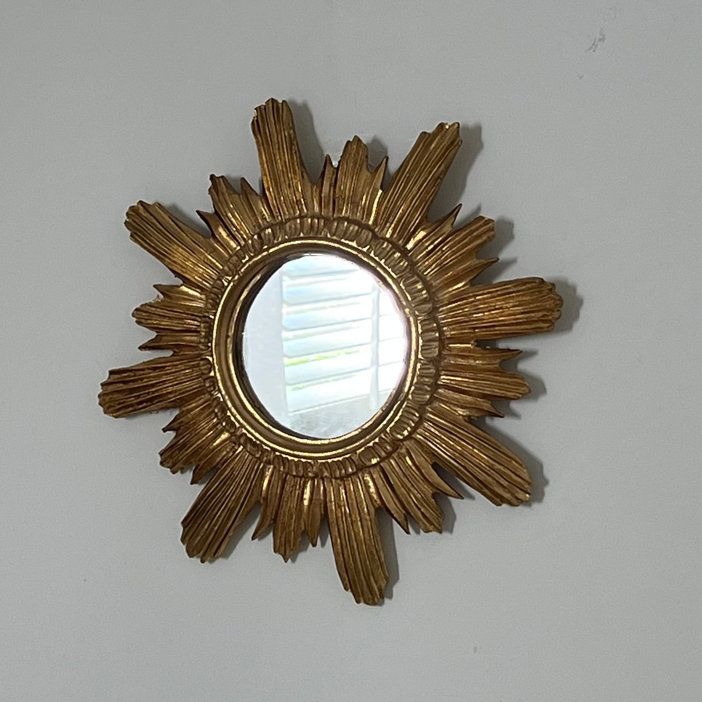 X Vintage Italian Sunburst Mirror