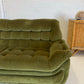 Vintage Green Velvet Sofa