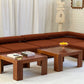 Large Bespoke Rust Boucle Modular Sofa