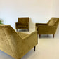 Beautiful Mid Century Gold Velvet Sofa
