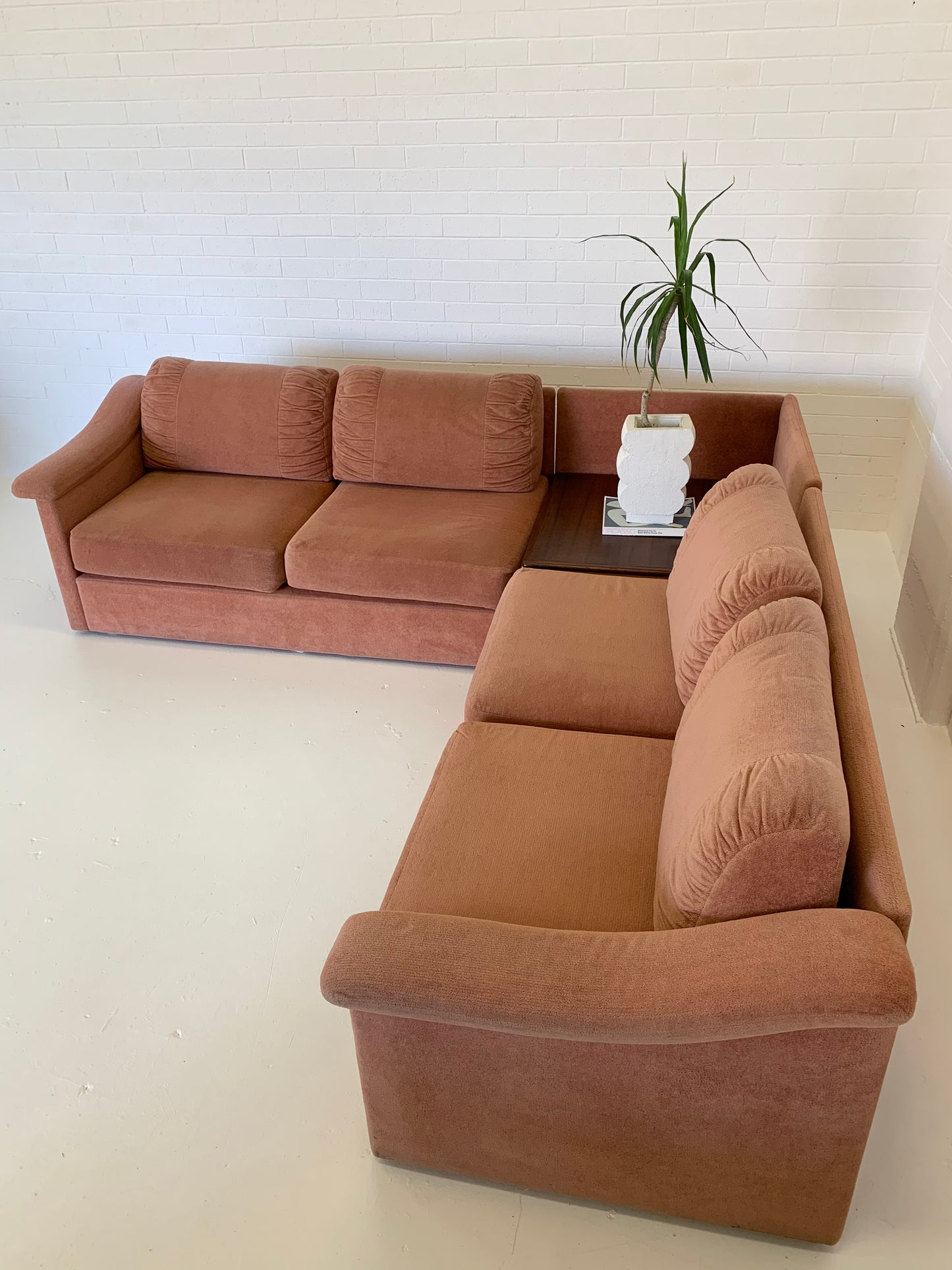 Vintage Parker Velvet Modular Sofa