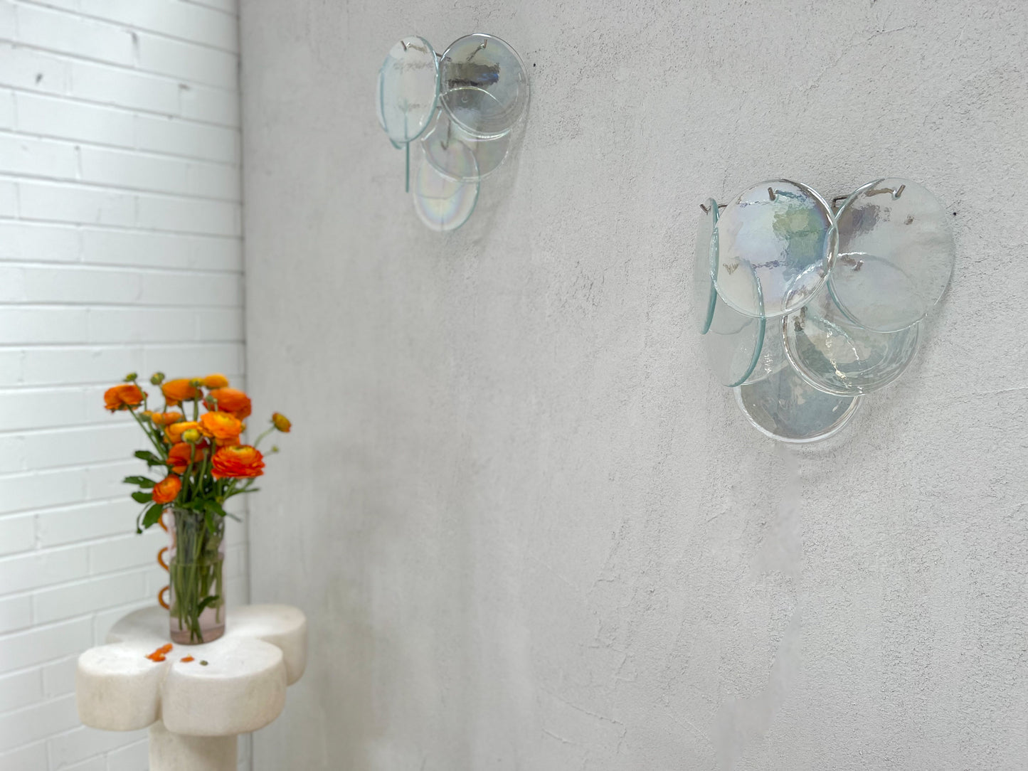 Murano Sconce - VISTOSTI IRIDESCENT- One Available