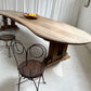 Custom Large Wooden Curved Table
