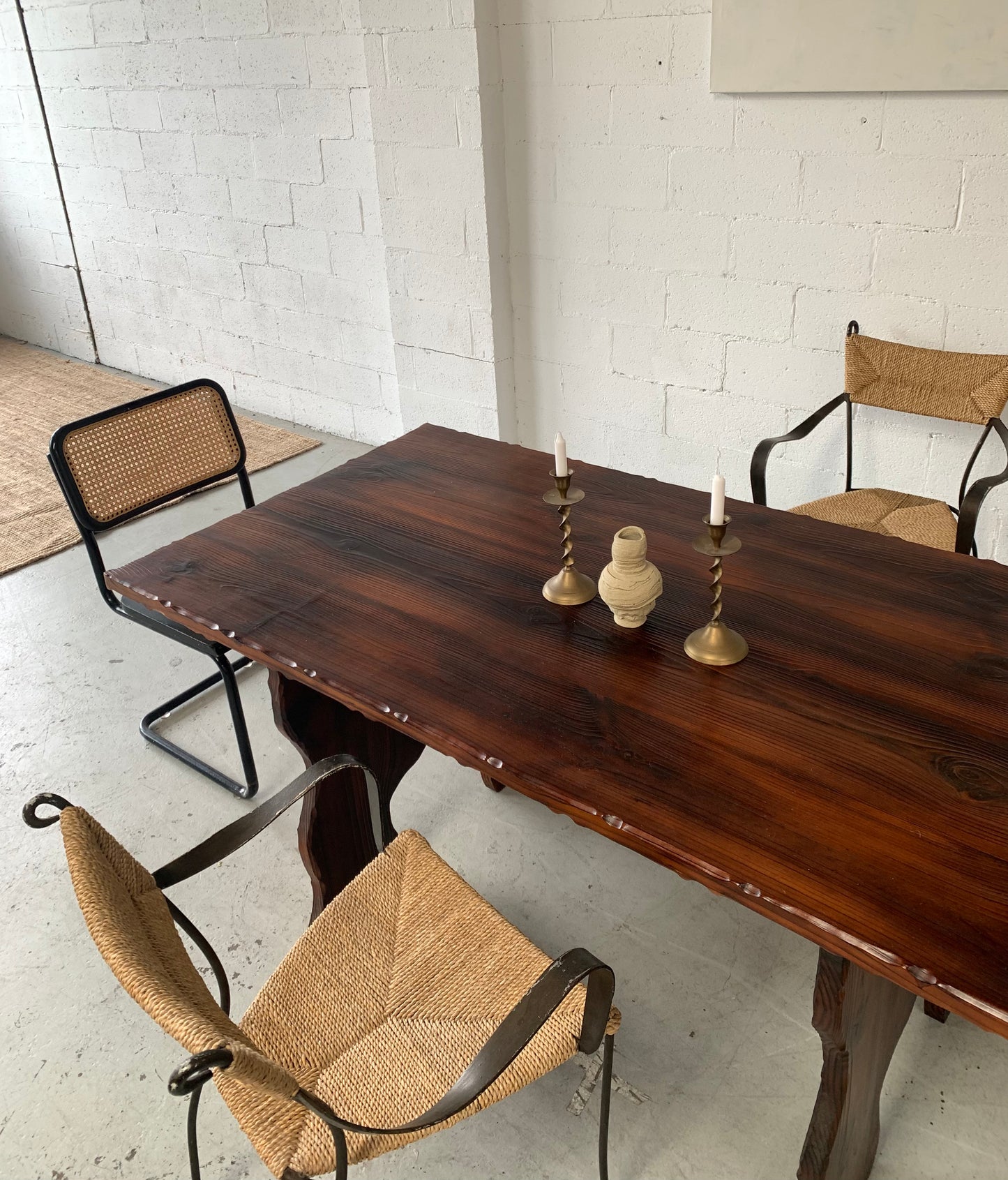 Hand Carved Spanish-Style Dining Table