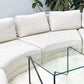 Geometric Glass Top Coffee Table