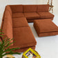 - Vintage Custom Modular Cord Sofa