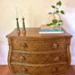 - Woven Curved Chest of Drawers