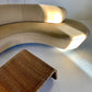 Stunning Curved Sofa and Ottoman