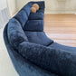 - Bespoke Curved Midnight Chenille Modular Sofa