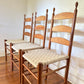 Shaker Style Ladderback Chairs - Six Available