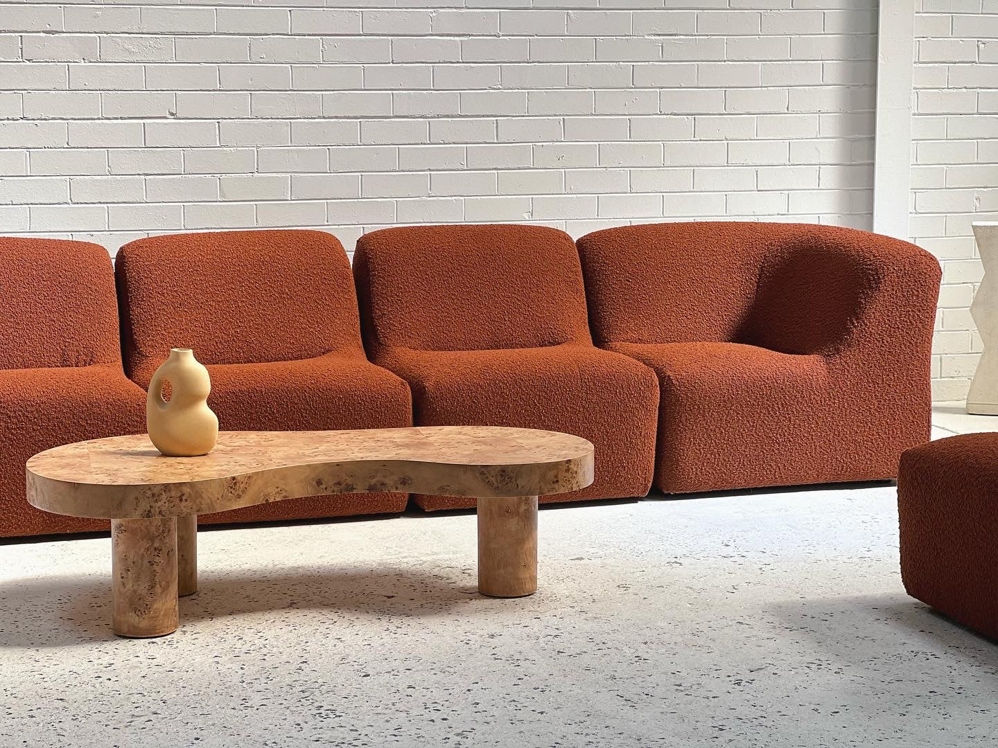 Bespoke Boucle Vintage Modular Sofa