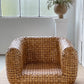 Chubby Woven Rattan Lounge Chair