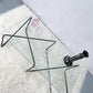 Geometric Glass Top Coffee Table