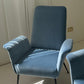 1960s Italian Winged Armchair, Fully Refurbished - Two Available