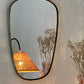 1950s Italian Brass Mirror