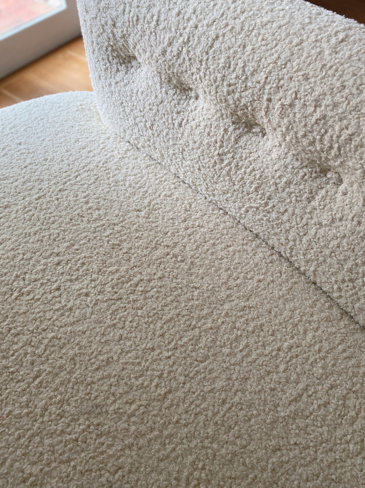 Custom Made Vintage Curved Sofa