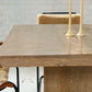 Brutalist Travertine Dining table