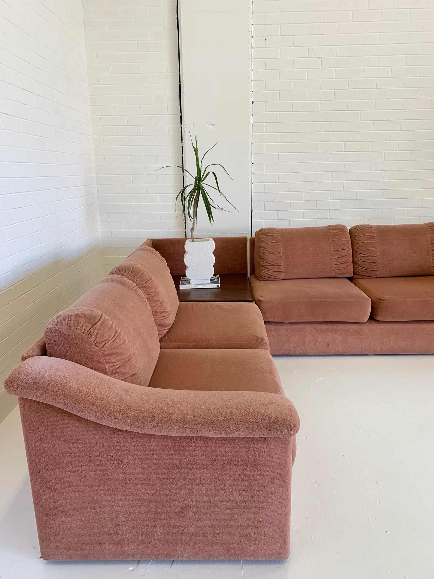 Vintage Parker Velvet Modular Sofa