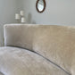 Bespoke Curved Sofa in Cashew Velvet