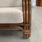 Classic Cane Pretzel Chair in Boucle - Two Available