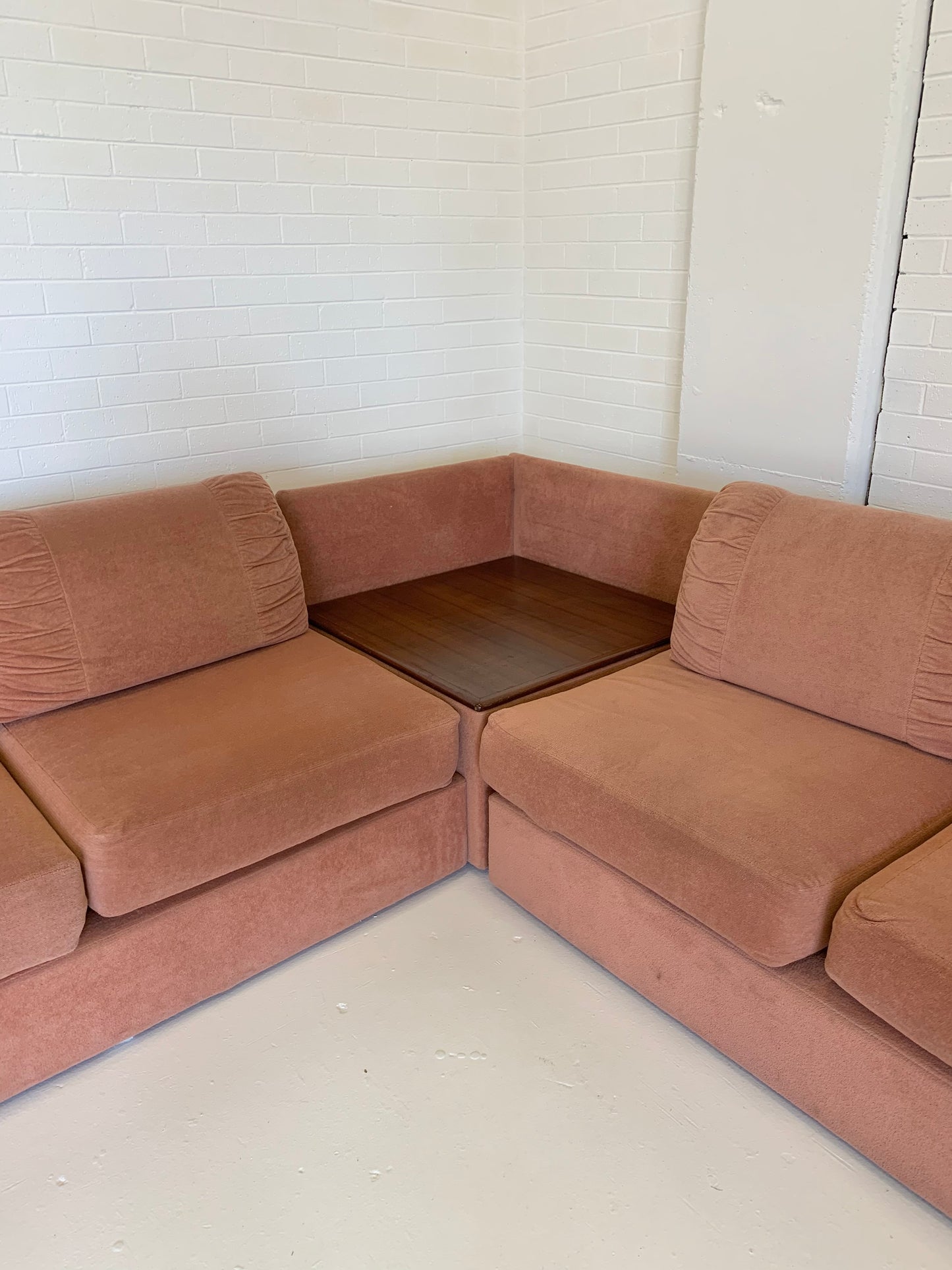Vintage Parker Velvet Modular Sofa