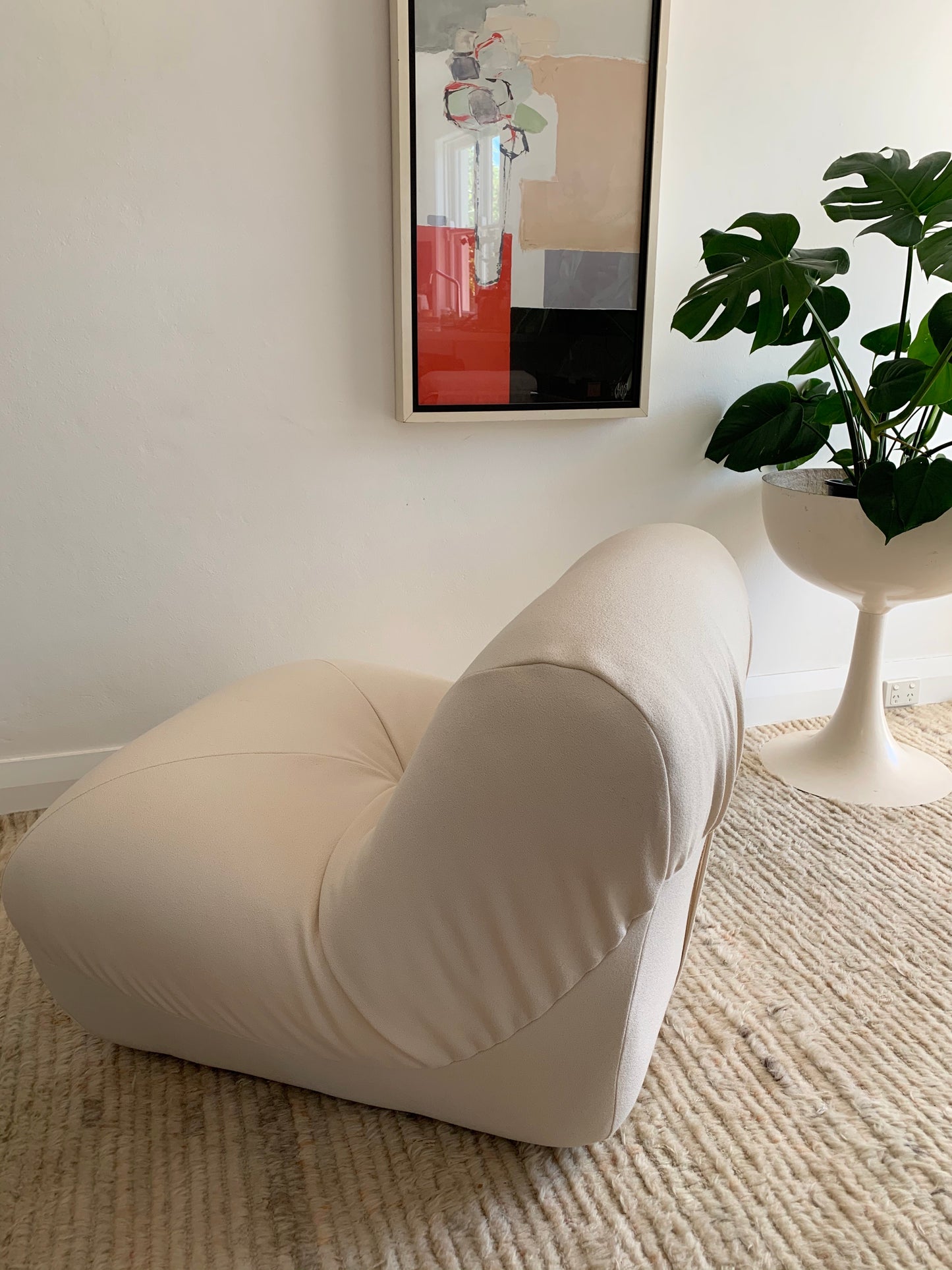 Boucle Vintage Fler Lounge Chair