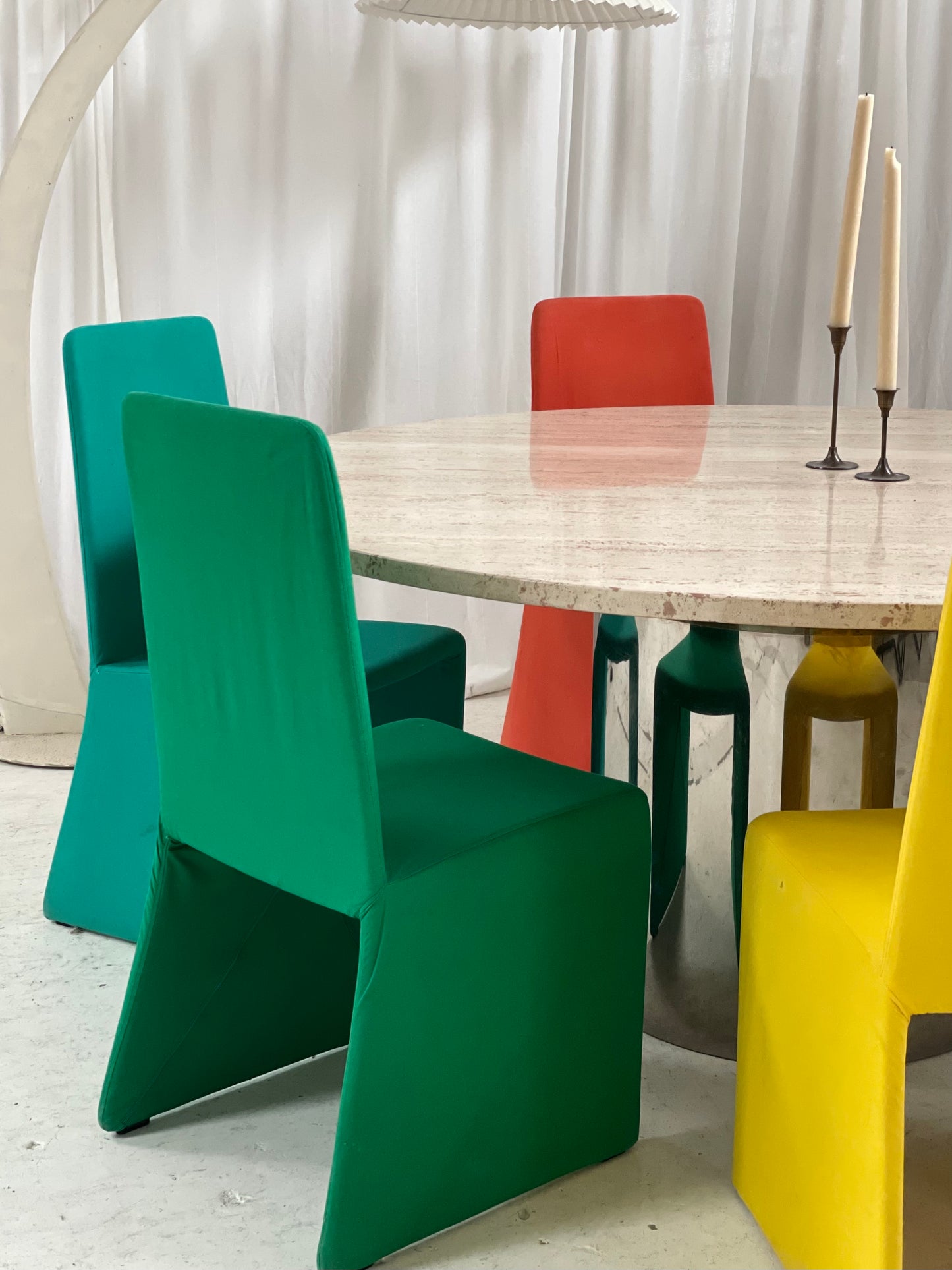 Italian Diamanté Chairs by Claudio Salocchi