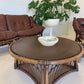 Vintage Cane + Bamboo Coffee Table