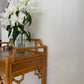 Vintage Cane Console or Desk