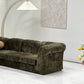 - Bespoke VandeRoza Green Chenille Modular Sofa - Seven Piece Set