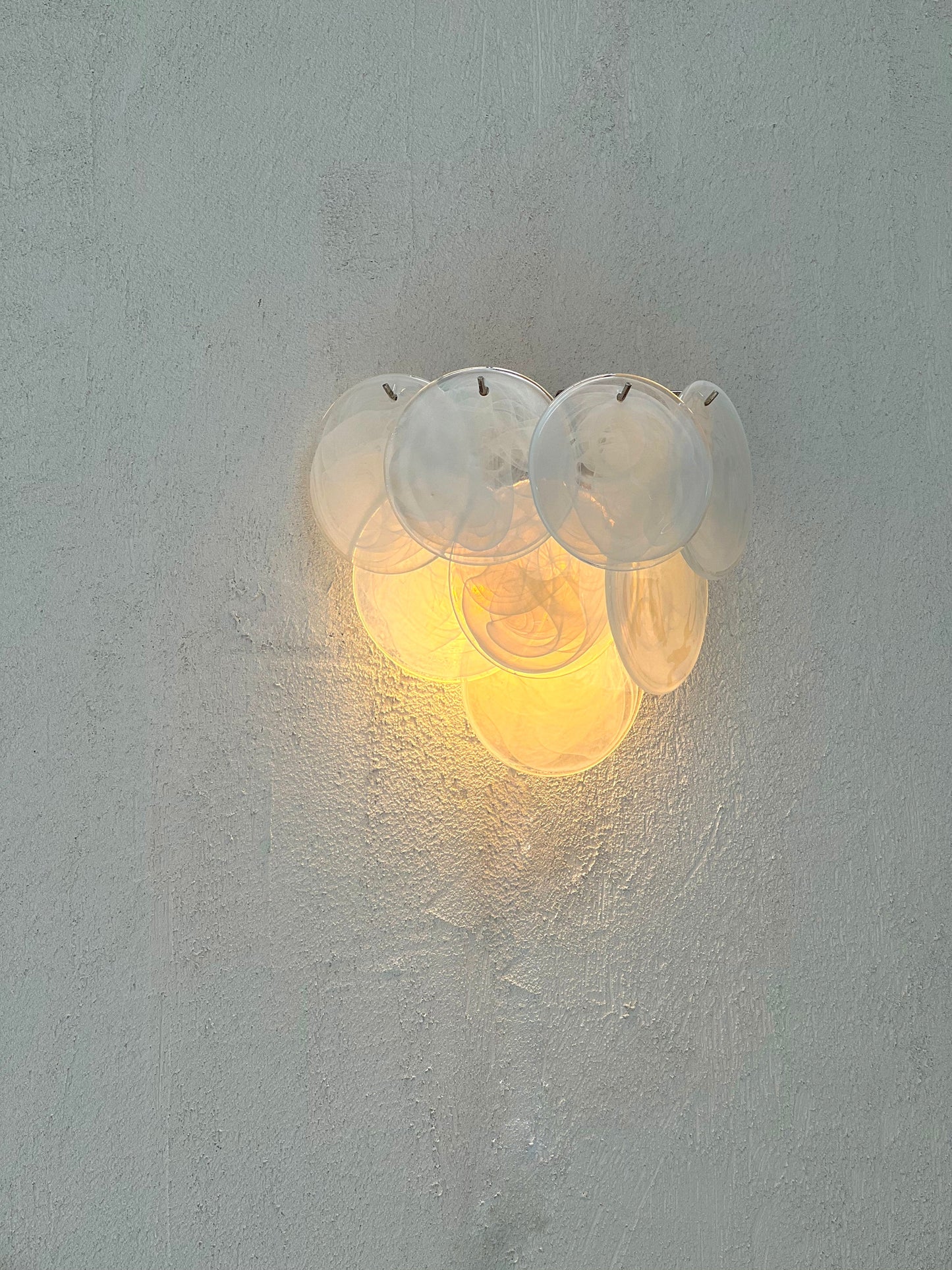 Murano Sconce - VISTOSTI WHITE - Two Available