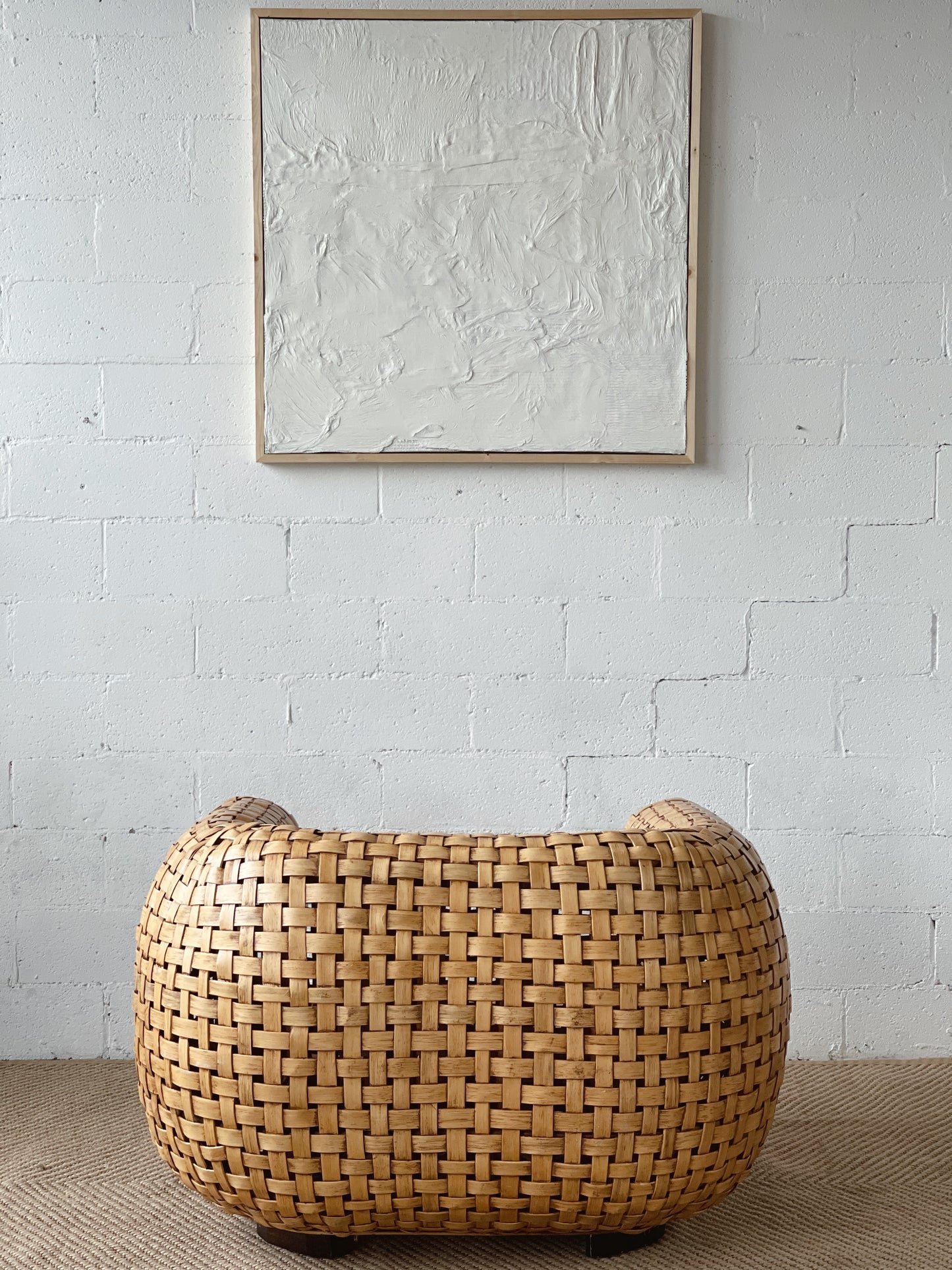 Chubby Woven Rattan Lounge Chair